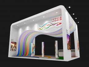 香港展台模型
