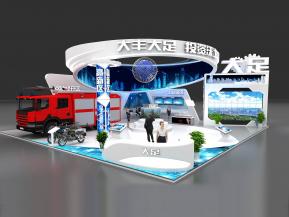 大足展台展览模型