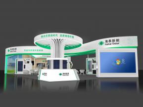 海泰新能光伏展台