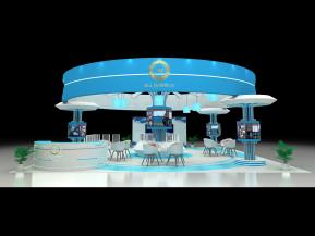 彩虹鱼科技展会展览设计