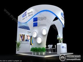 三面开口化工展3D模型 简介现代化工展