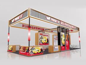 浔味堂食品展台设计