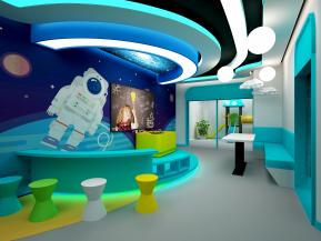 现代科技感培训中心教室