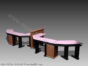 办公桌,3D办公桌