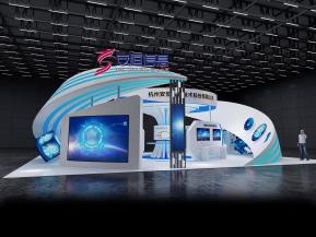 安恒信息技术科技展览展示展台模型