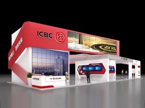 工行展台3D模型