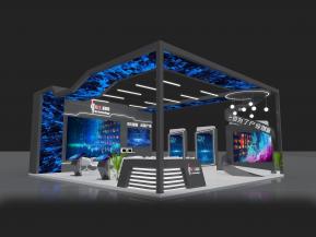 博士科技展台模型