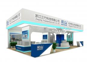 和山三竹展览模型