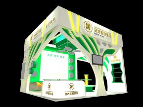 金活医药展展台