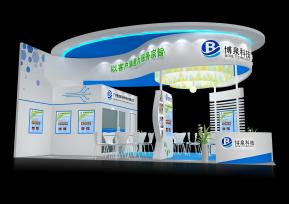 博泉科技化工展台模型