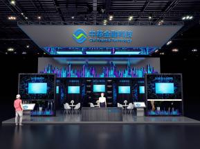 中移金融展览模型