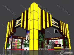 木兰墙纸展览模型图片