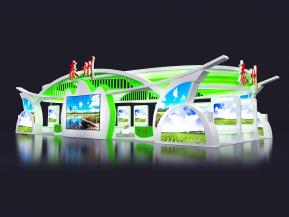 泰州旅游地方展位展会展览设计