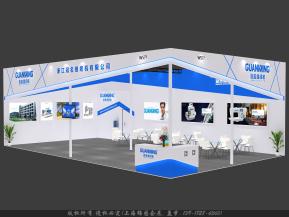 缝制设备展冠名展台设计方案