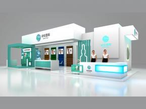 诗妃国际美博会展台设计3D模型