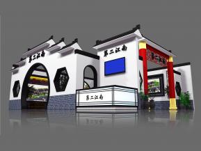 山水江南展览模型