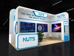 现代展览 展示 展台 NUTS 科技展台 电子科技  展厅