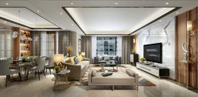 客厅餐厅3D模型