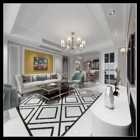 欧式客厅3D模型