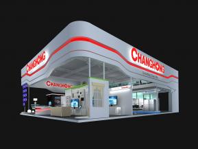 长虹电器展览模型