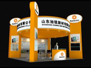 旭锐新材展览模型图片