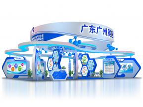 广东广州展区设计展台模型