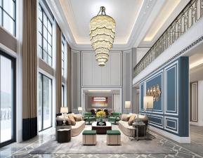 欧式客厅3D模型