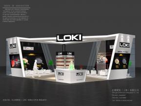 LOKI雷神体育用品展览展示展台模型