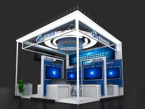 云尖信息展览模型