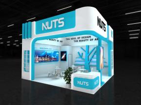 现代展览 展示 展台 NUTS 科技展台 电子科技  展厅