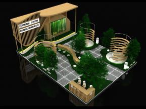 纯竹工坊展览模型