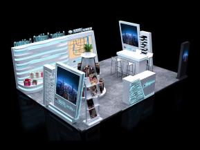 卓越莞惠房地产展位展览设计