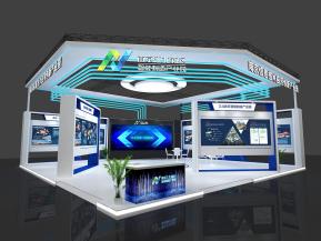 南京江北新区软件展产业园展台模型