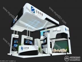 104㎡科技、广电展台