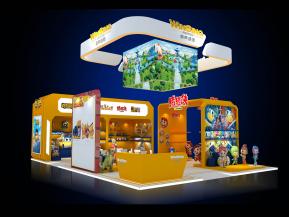 咏生动漫展览模型