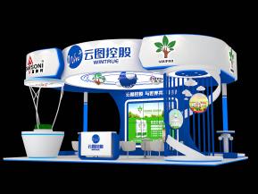 云图控股圆顶门头展台