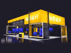现代风格展位展览设计