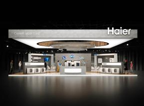 海尔国外展台模型