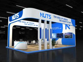 现代展览 展示 展台 NUTS 科技展台 电子科技  展厅