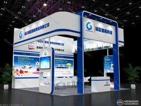 陆欧智能科技展台模型图片