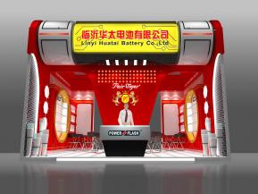 华太电池展览模型