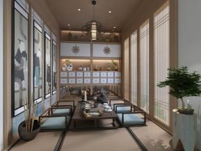 中式榻榻米茶室