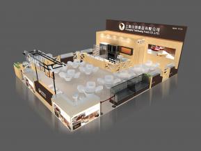 台创食品展览模型