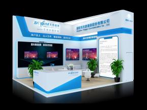 天彦通信展览模型