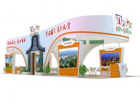 活力广东展览模型