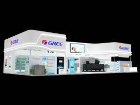 格力双层展台模型