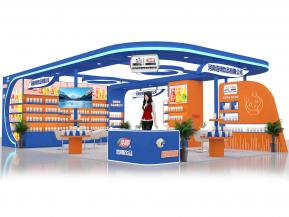 浩明饮品展览模型