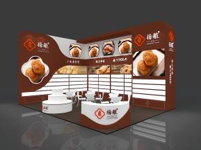 扬航食品展台模型