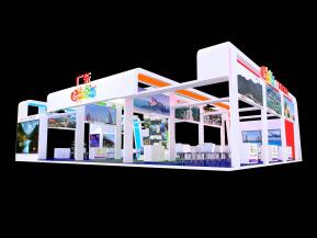 活力广东展览模型